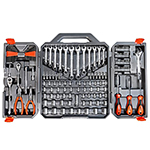 Crescent Tools 150 Pc. 1/4" and 3/8" Drive 6 Point SAE/Metric Professional Tool Set - CTK150 ET15501